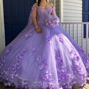 Vibrant Purple Wedding Dress Fairy Candy Pink Prom Dress Ball - Etsy