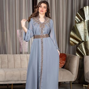 Caftan fleuri moderne discount