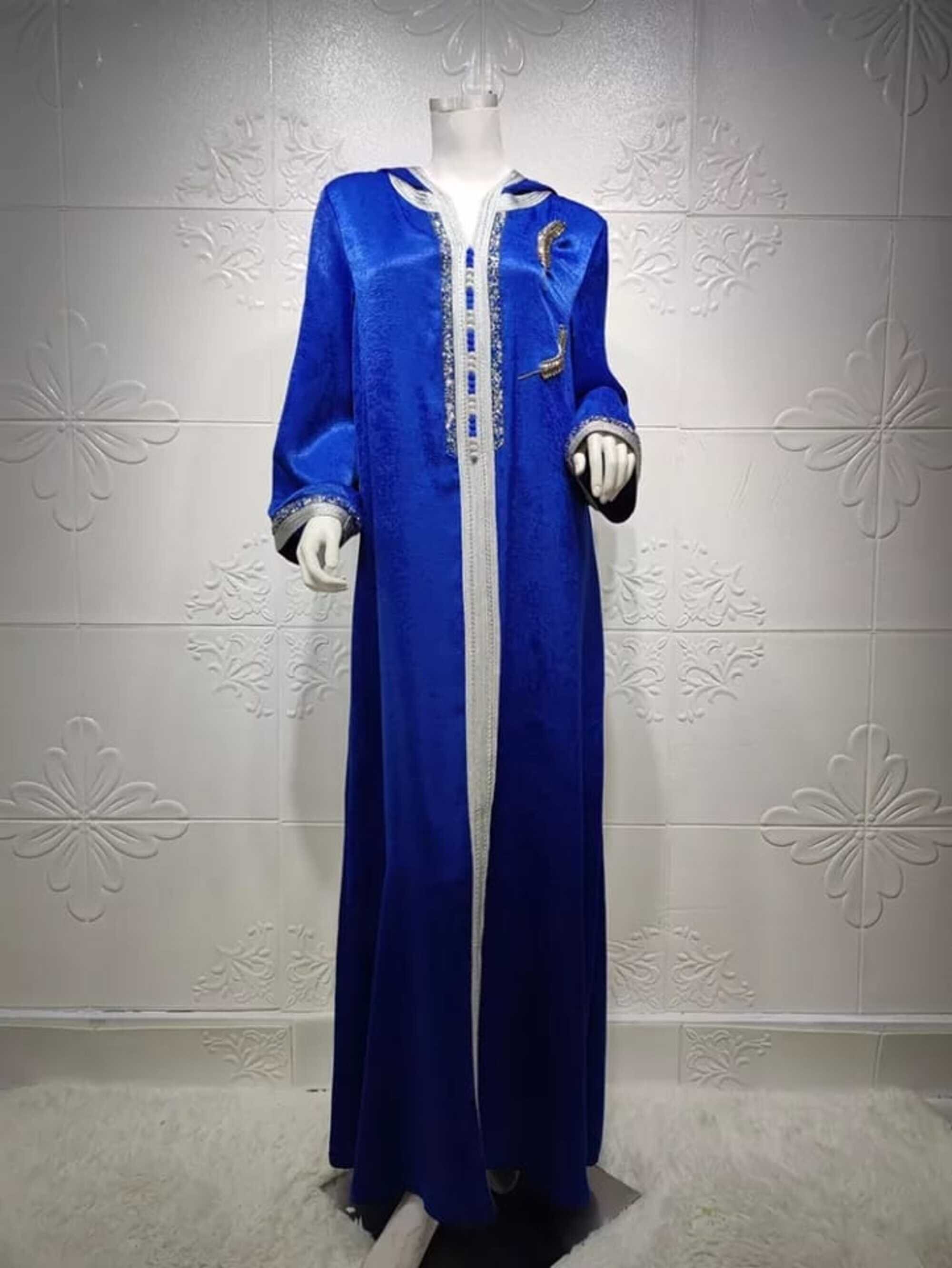 Turkish Moroccan Caftan Long Maxi Dress Long Satin Dress for - Etsy