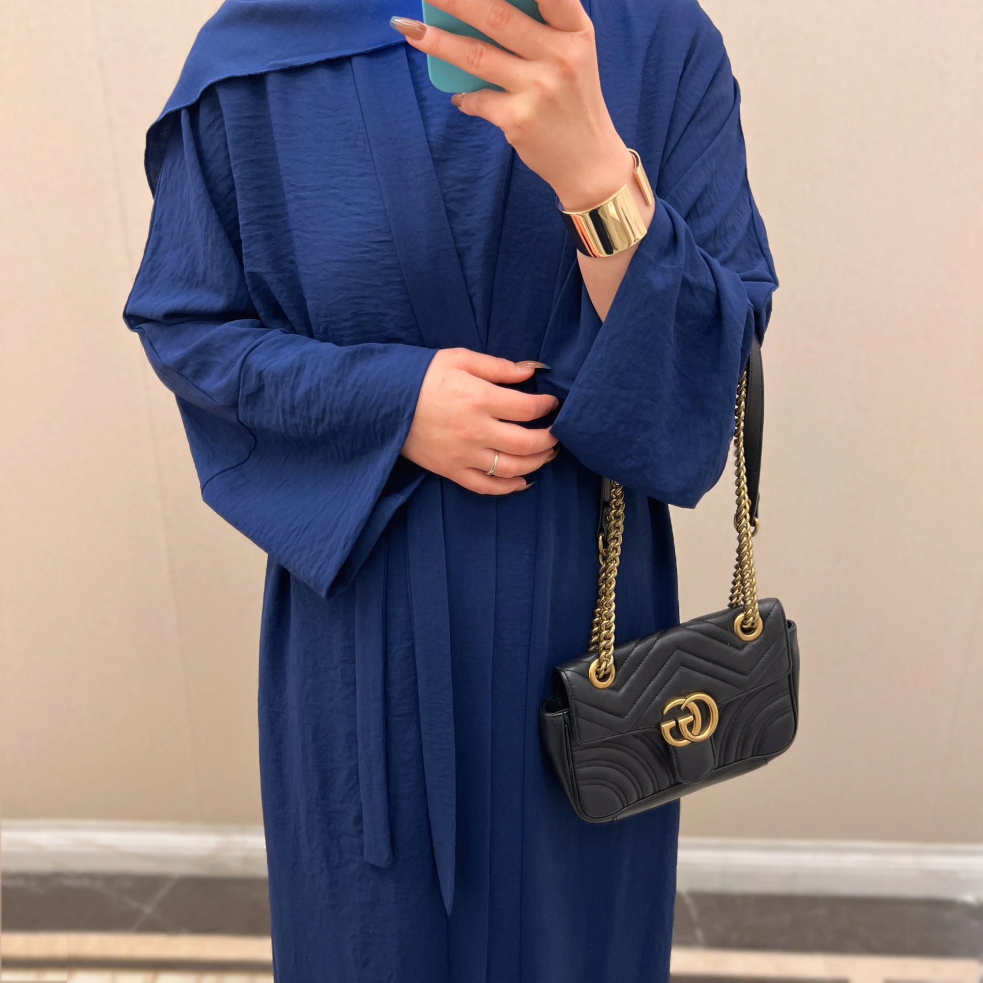 Womens Long Closed Abaya Islamic Dress Dubai Islam Eid Kaftan Ramadan ...