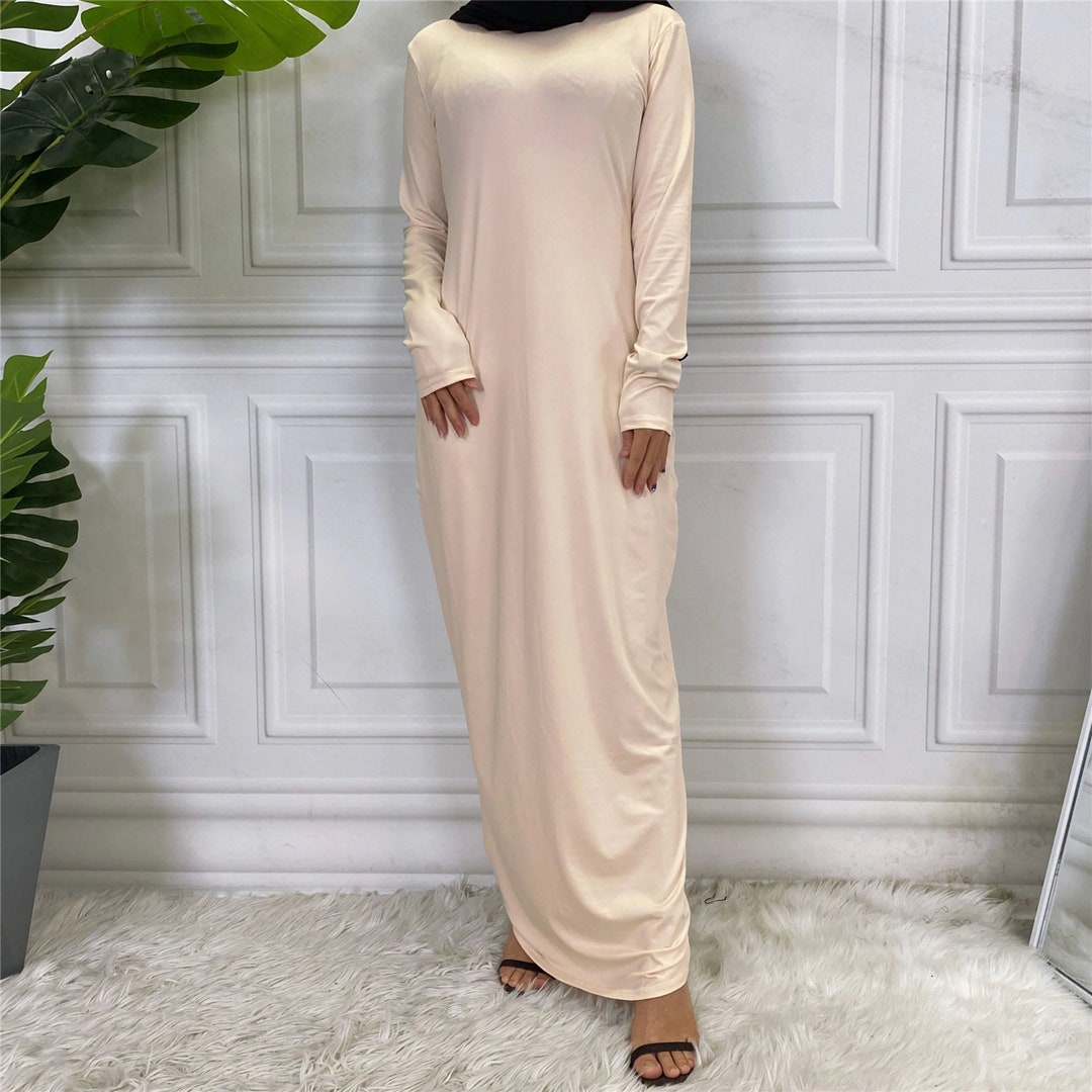 Abaya Inner Underneath Slip Dress for Muslim Woman Abaya Etsy