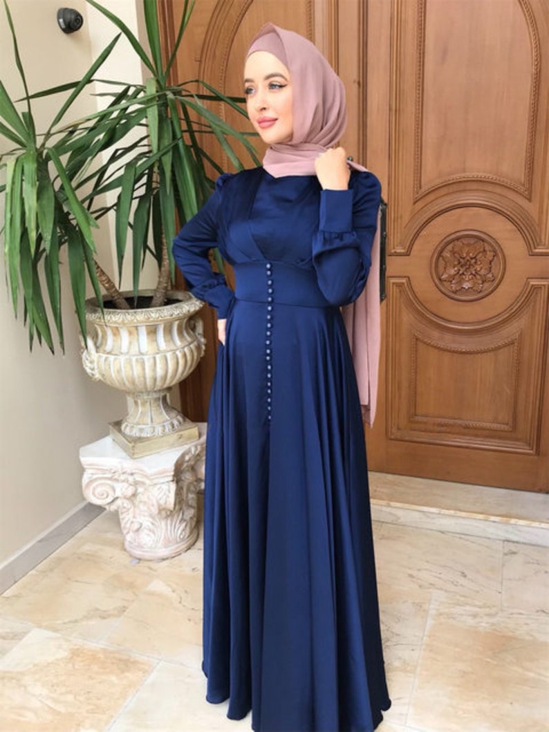 Efsane Hijab Dress Wedding Hijab Dress Evening Dress Muslim - Etsy