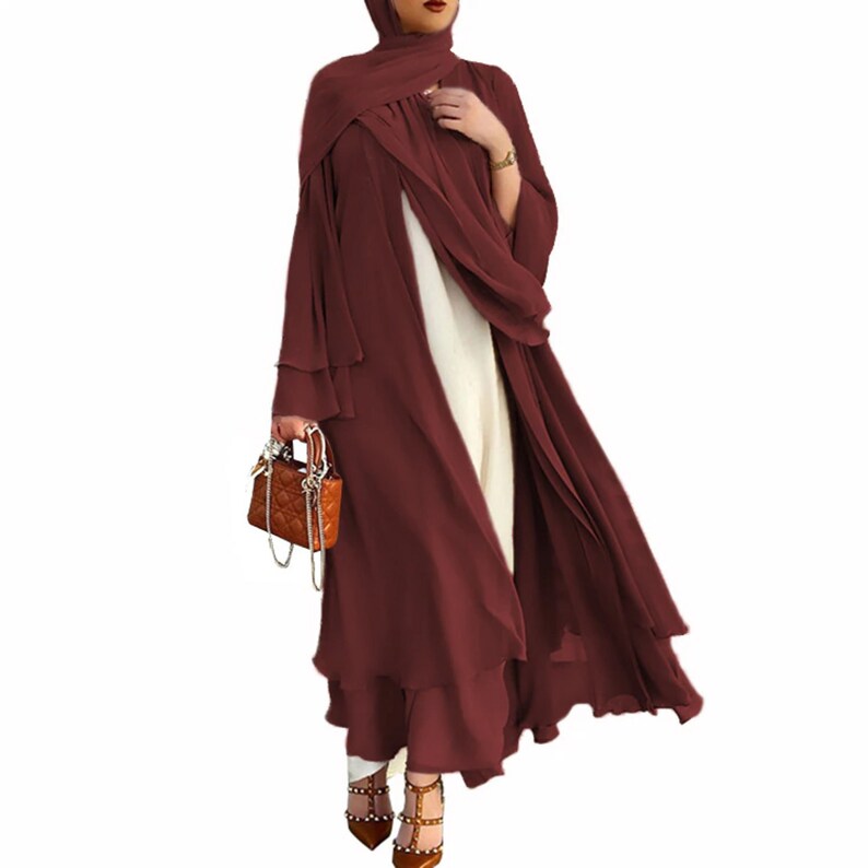 Satin Dress for Muslim Women Islamic Fashion Hijab Pleated - Etsy