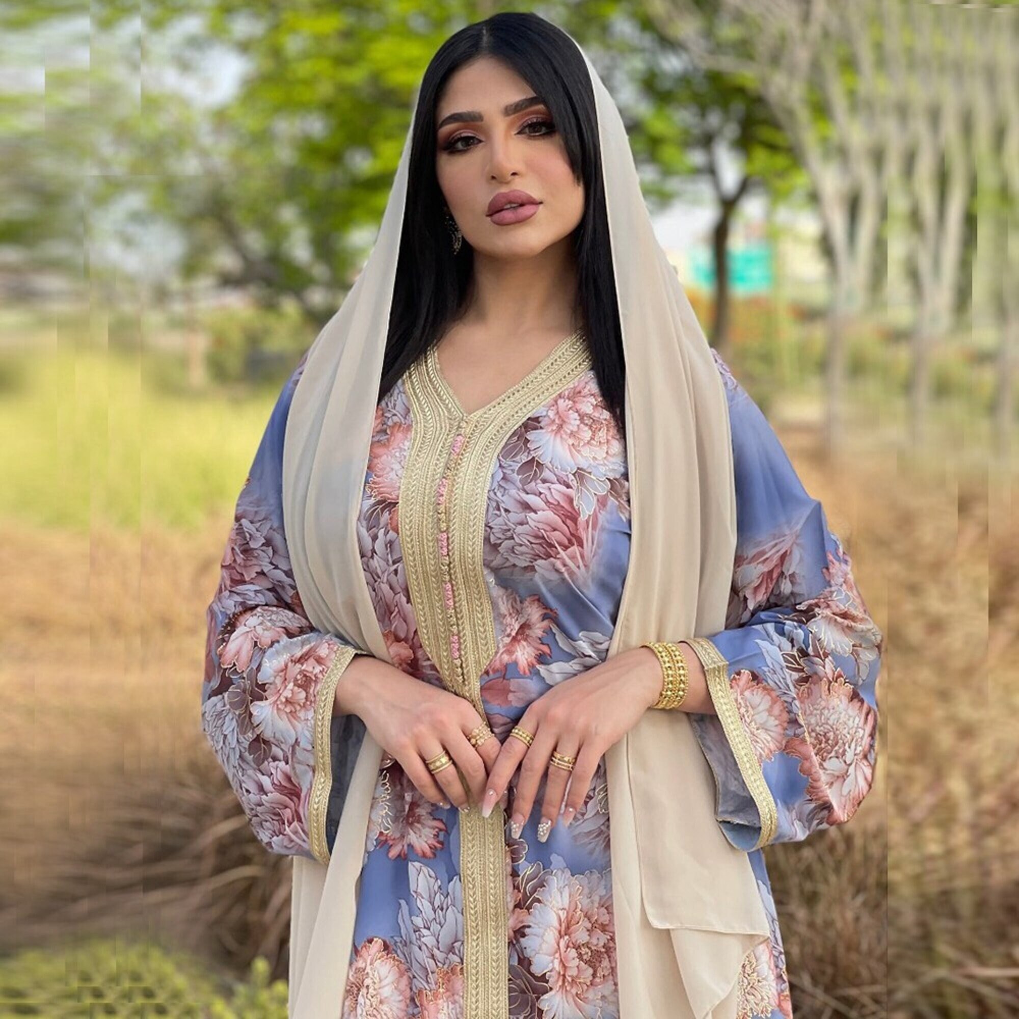 Hijab Dress Caftan Marocain Abaya Long Satin Evening Dress - Etsy Canada