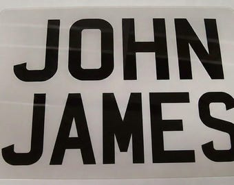 Japanese Import Number Plate Show Plate Customizeable for Valentine's