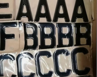 3D Gel Letters for Number Plates, Sign, Show, Board