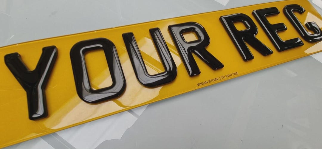 Gel Lettering 3D Gel Letters for Number Plates, Sign, Show, Board - Etsy