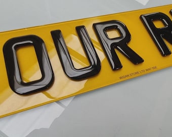 3D Gel Letters for Number Plates, Sign, Show, Board