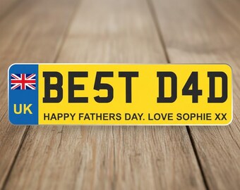 Personalized Acrylic Number Plate Plaque – Custom Decor Keepsake