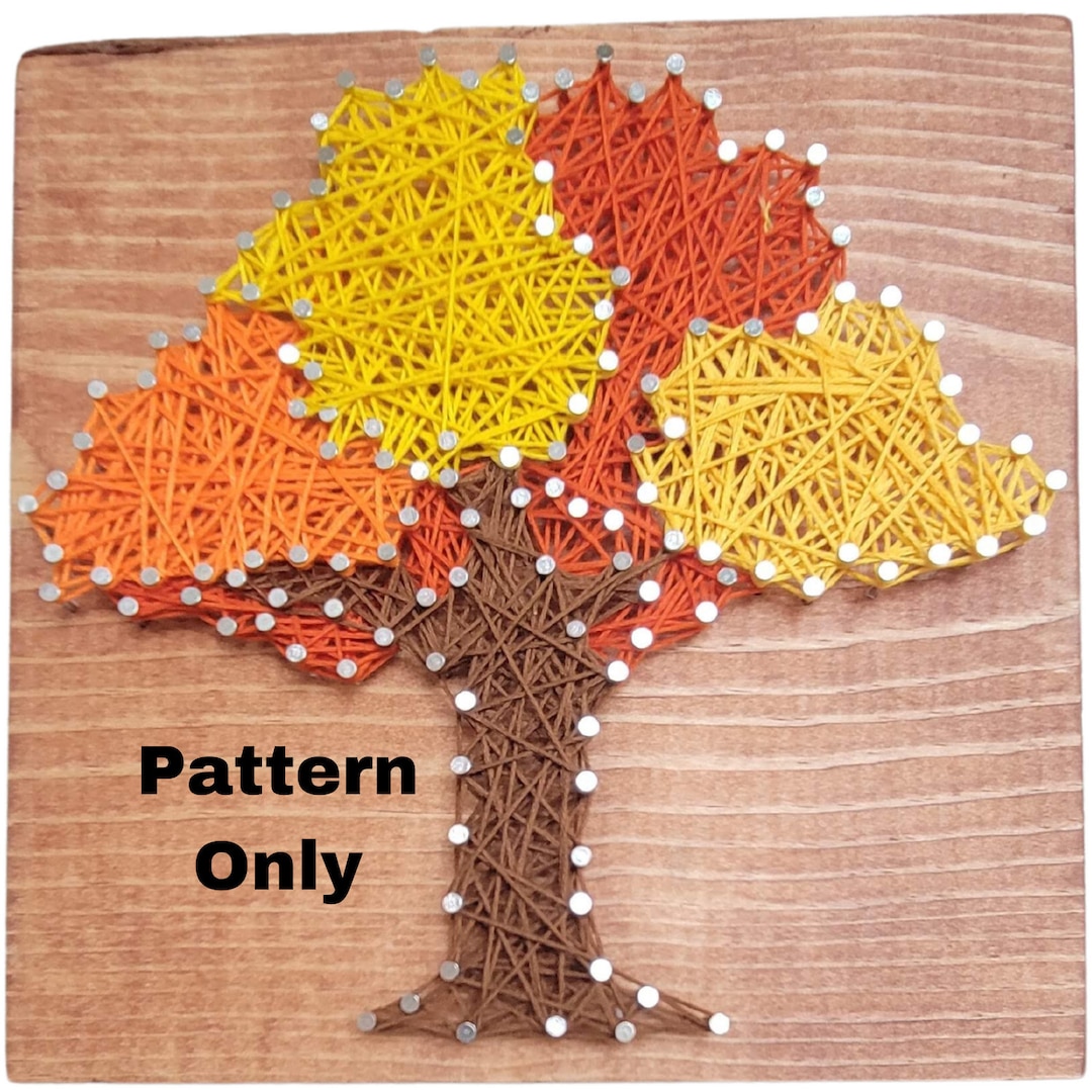 Tree String Art Pattern/template. Download This Pattern. Create Your