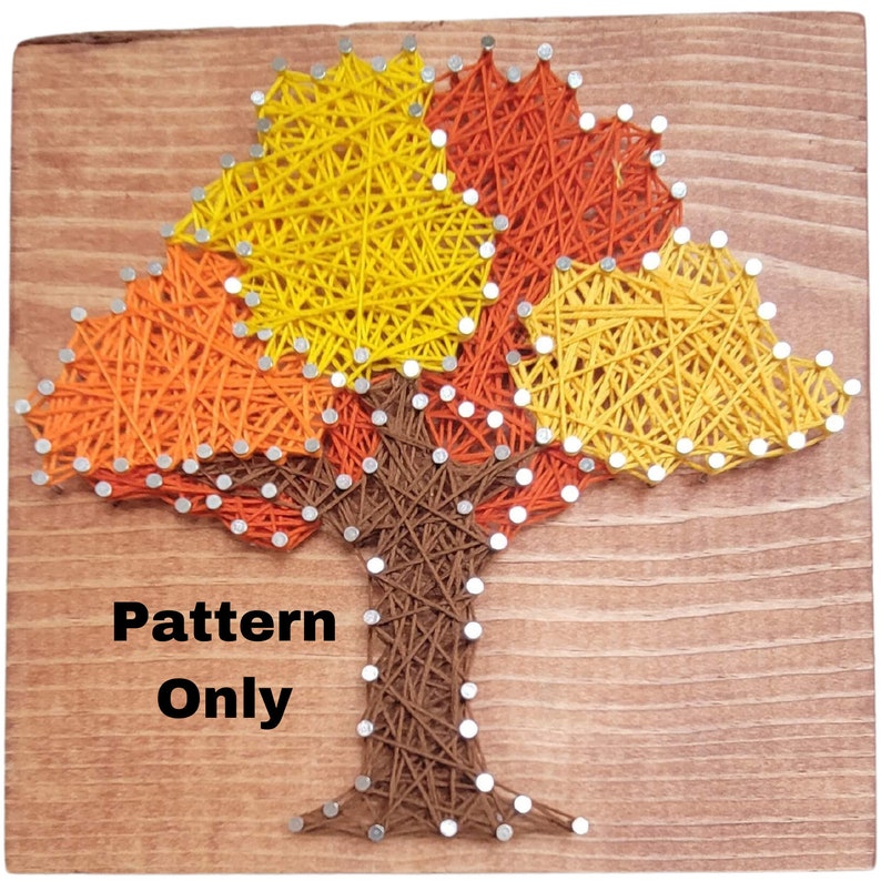 Tree String Art Pattern/template. Download This Pattern. Create Your