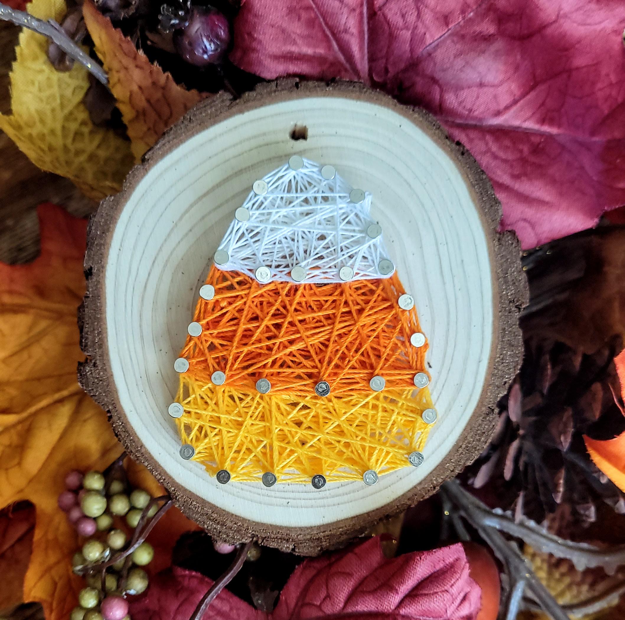 String Paint Fall Fall String Art Kits! Pumpkin, Sunflower, Candy Corn, Leaf, Crafts for ...
