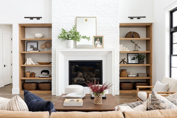 Duex Cast Stone Fireplace Surround