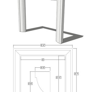 May include: A line drawing of a Verona Cast Stone Fireplace with dimensions in inches. The fireplace is 5 feet 4 inches wide, 4 feet high, and 4 feet 7 inches deep. The opening of the fireplace is 3 feet 11 inches wide and 0 feet 5 inches high.