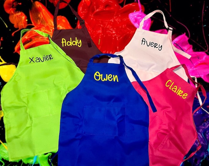 Customized/Personalized Child Aprons