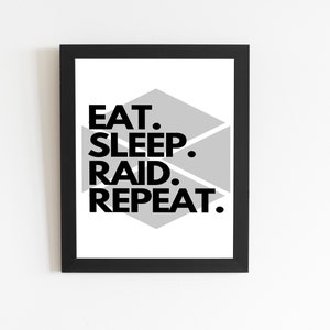 Destiny 2 Titan, Destiny 2 Raid, Gaming Wall Art, Gamer Art Print, Game Room Print, Videospiele, Geschenk für Gamer, Nerdy Gamer