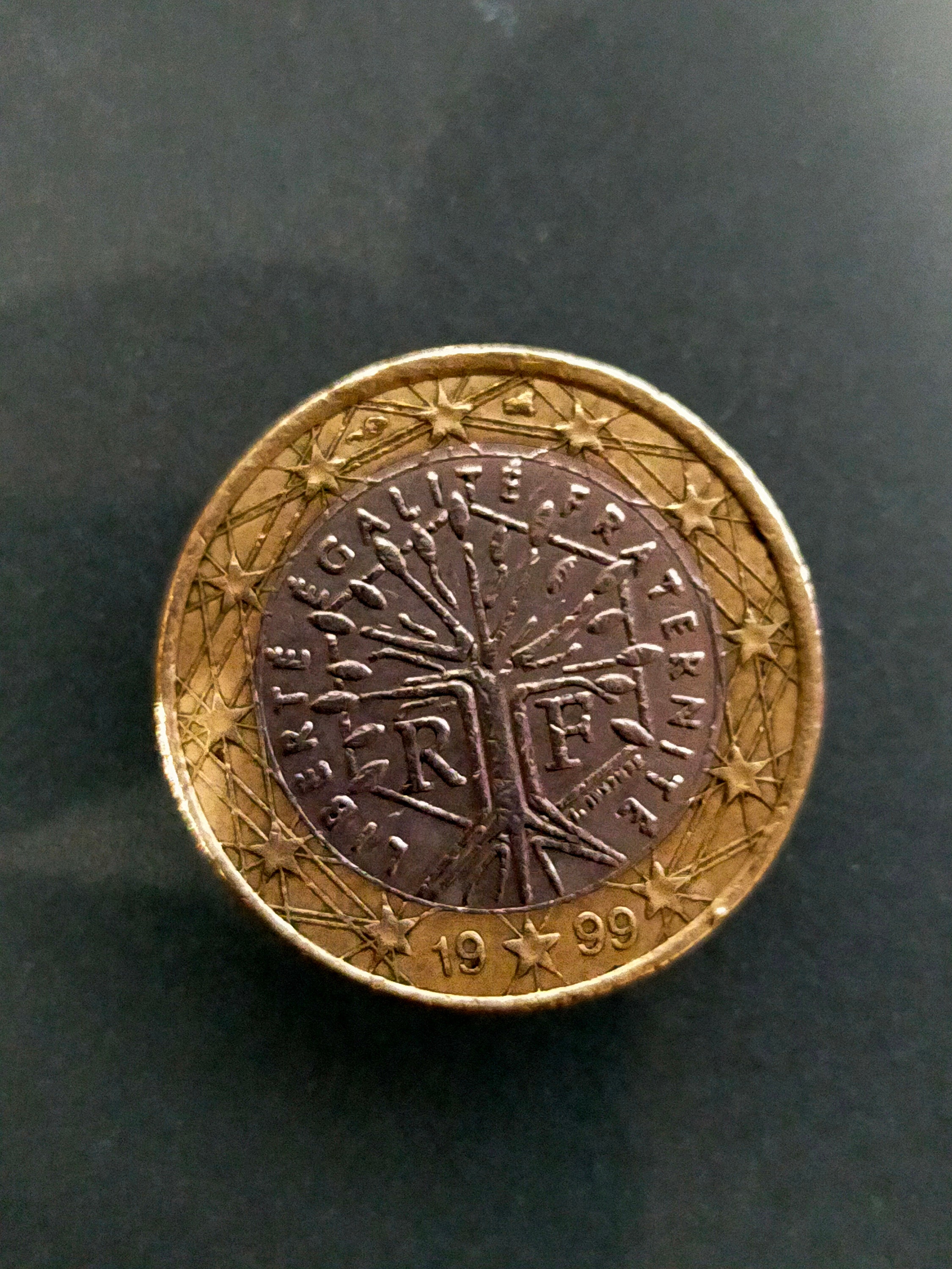 1 Euro Münze Liberte Egalite Fraternite 2000 Wert 1 euro liberté égalité fraternité 1999 - Etsy France