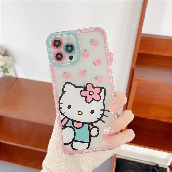 Hello Kitty Iphone Case Strawberry Cute Kawaii Cartoon Phone - Etsy