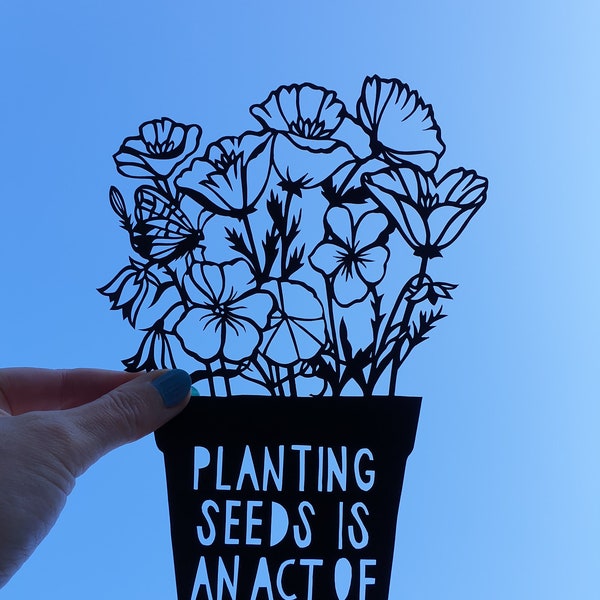 Floral papercut art | original papercut art | flower papercut art | handmade papercut | gift for a flower lover | paper anniversary gift