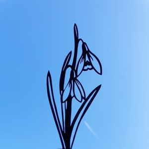 Papercut snowdrops  floral papercut | handmade papercut | small papercut flowers | paper anniversary gift | gift for a flower lover