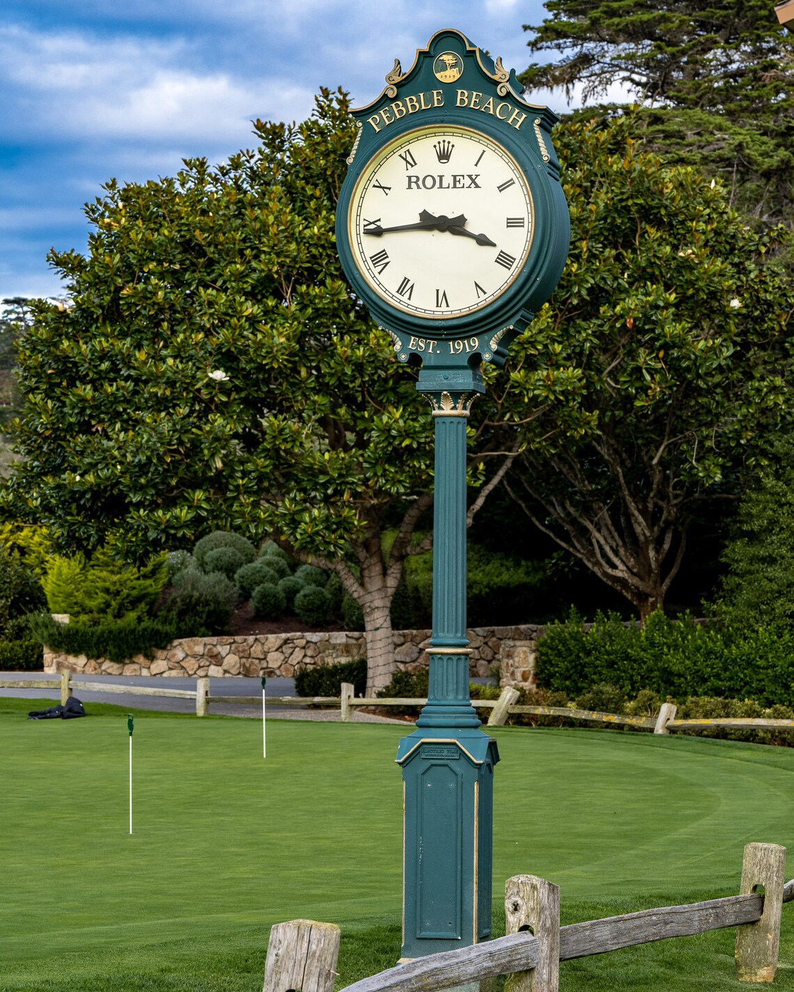 Pebble Beach Golf Links Rolex Clock Etsy