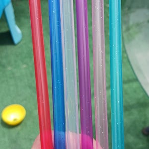 Glitzer Strohhalme | Becher Strohhalme | Party Zubehör | Benutzerdefinierte Trinkgefäße | Wiederverwendbare Glitter Strohhalme | Verstellbare Strohhalme | Strohhalm Ersatz | Strohhalme
