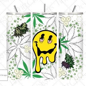 THC Stoner PNG Tumbler Wrap, Drippy Face, 420 muismat, Smeltgeel gezicht, Weed Nuggets, Stoner Art, Best Budz, Koudrookbekers