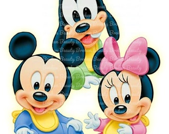 Baby Mickey And Friends PNG Digital Download