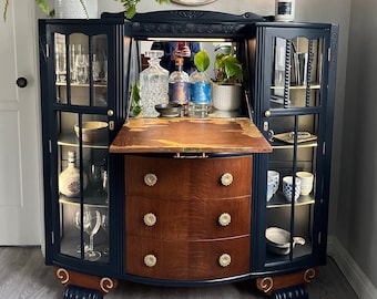 Sold**1950s Vintage Bar or Drinks Cabinet - Etsy