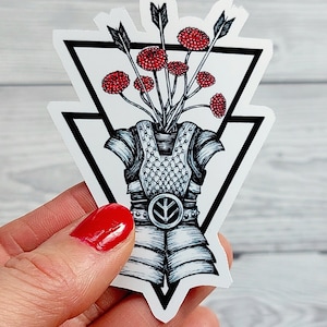 Sticker Wikingerrüstung | Aufkleber Handgemacht | Bullet Journal Ideen | Coole Aufkleber | Laptop Deko | Sitcker Kaufen | Scrapbooking