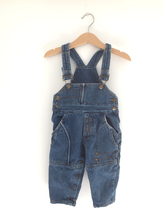 vintage 80s overalls 1980s - Gem