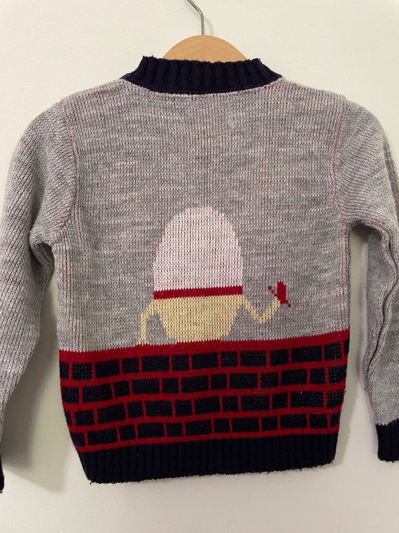 Vintage Seventies Humpty Dumpty Sweater 2T - image 6