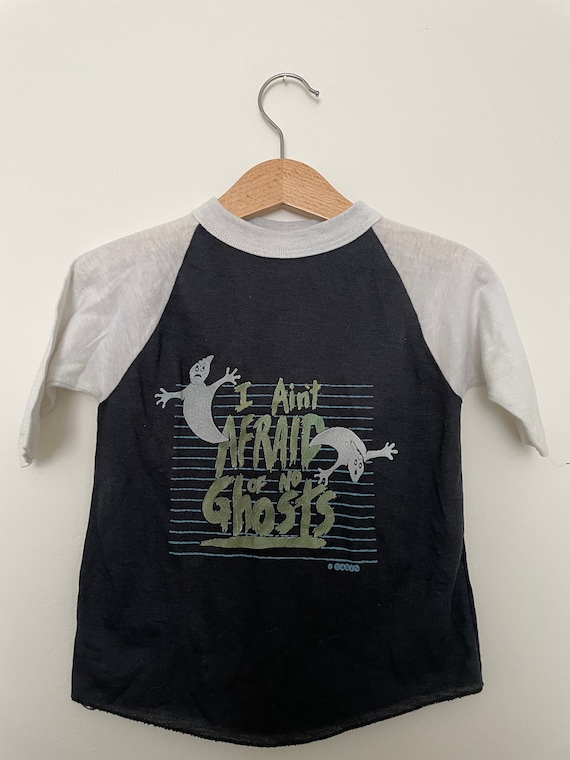 Kids Ghost Busters Raglan T-Shirt