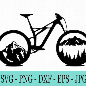 MTB Enduro Sticker, Road Bike SVG, Digital Download File Cricut.