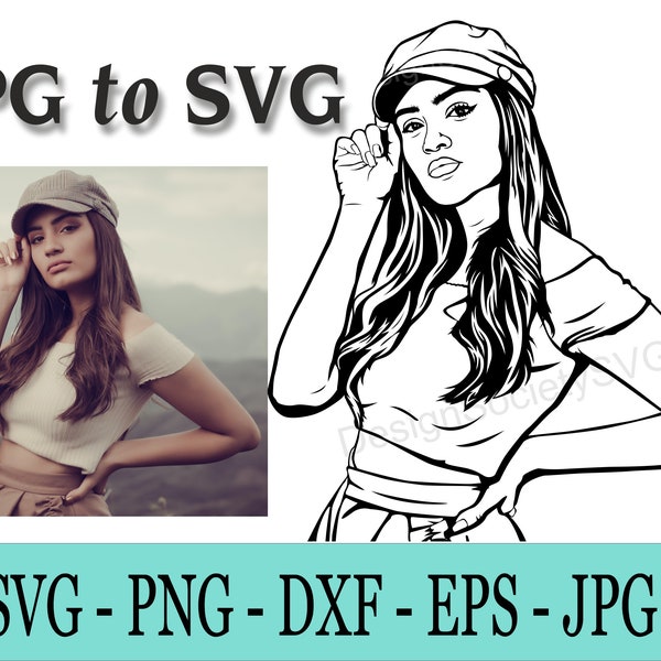 Envoyez votre image et nous la convertirons au format SVG et surprenez vos proches. jpg vers svg, png Veuillez vous référer à la description avant de commander.