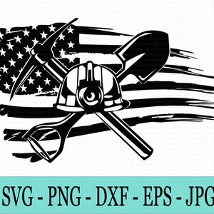 Arquivo SVG Miner: Cliparts vetoriais, Cricut (download digital)