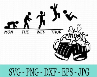 Cerveza svg, Me encanta beber cerveza, Día del padre, Mi fiesta de fin de semana. Archivo de descarga digital.