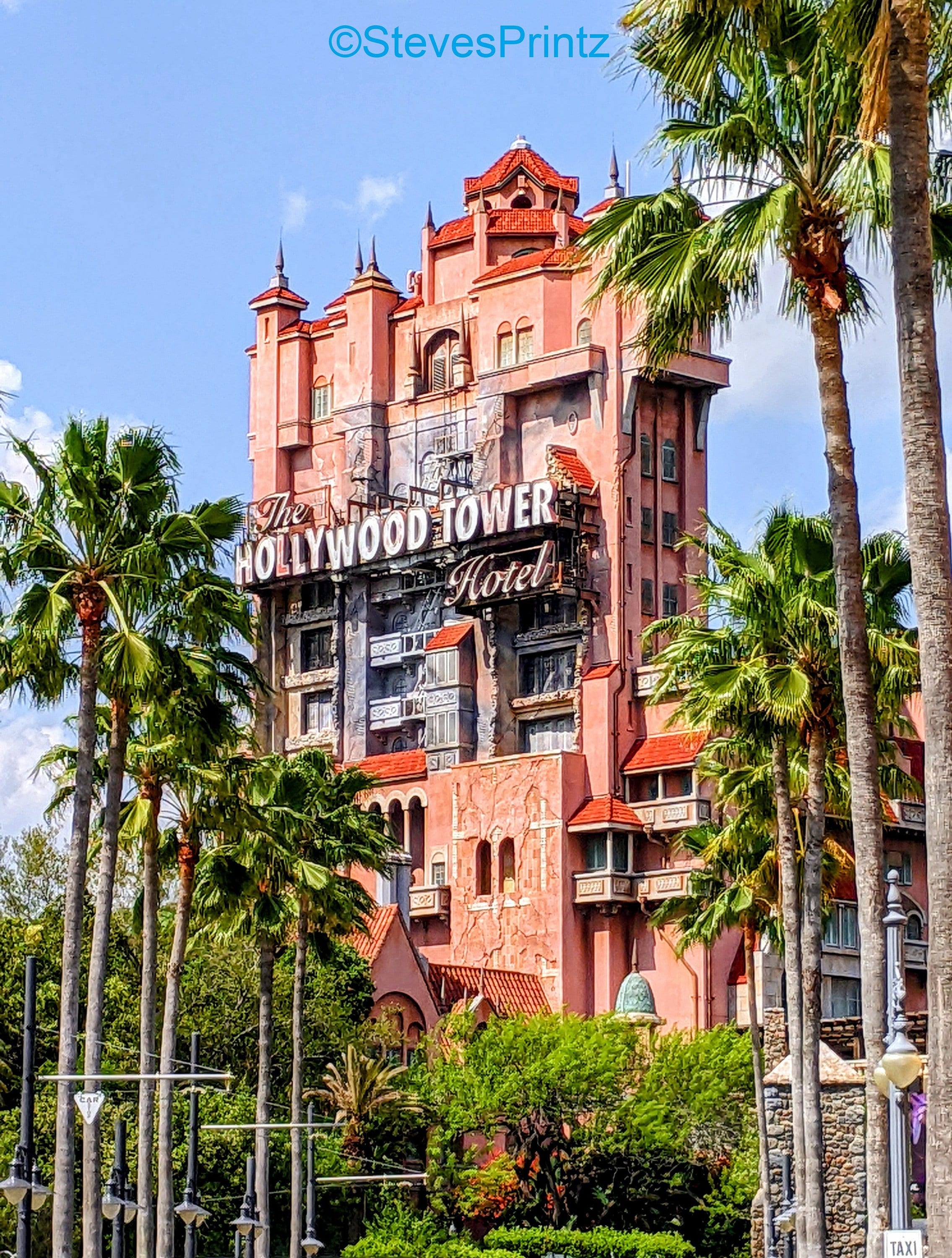 DISNEY VINTAGE TOWER OF TERRORタワーオブテラーXL Vintage Disney タワーオブテラー