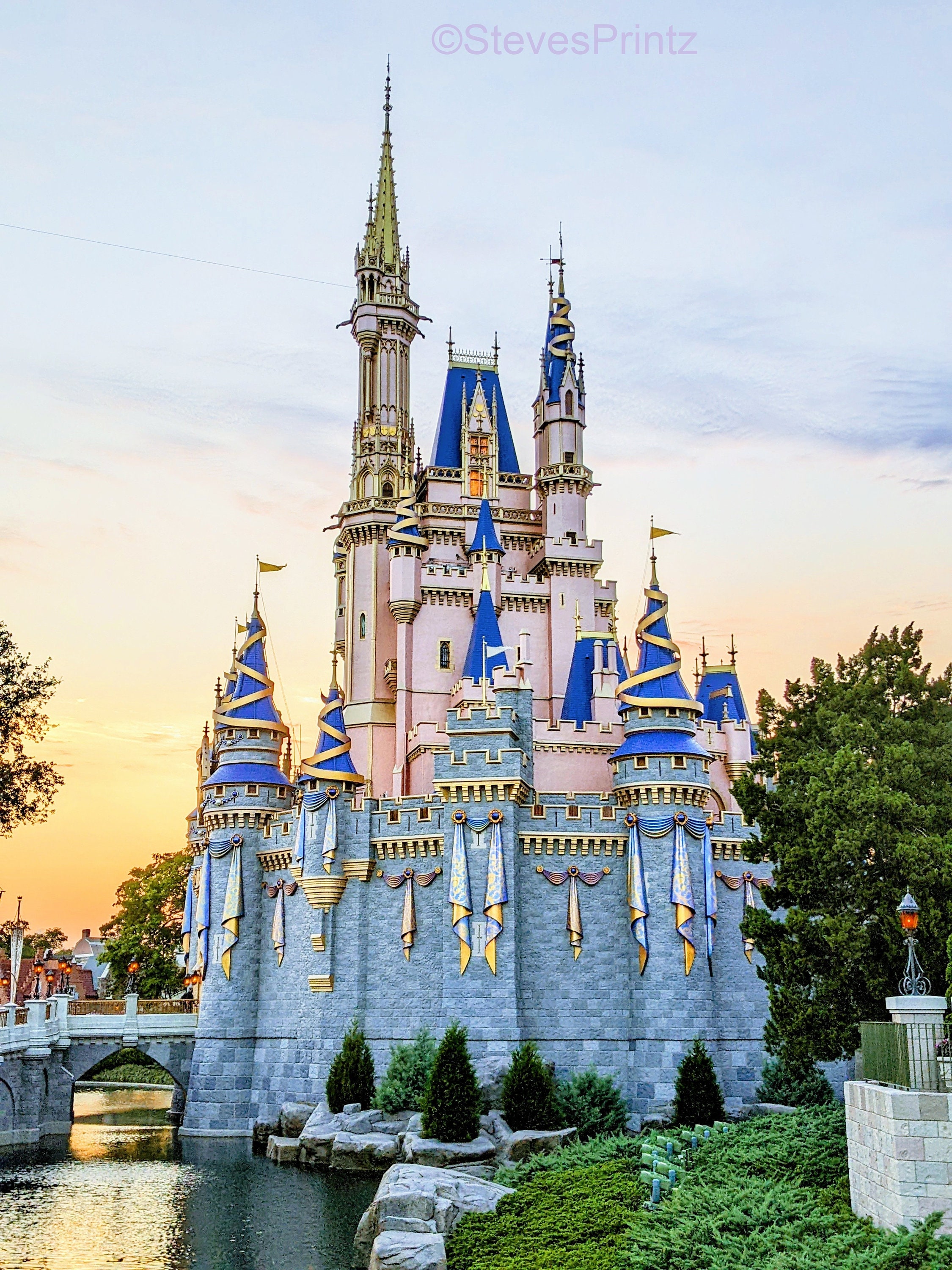 Cinderella Castle - 50th Anniversary - Fairytale Sunset