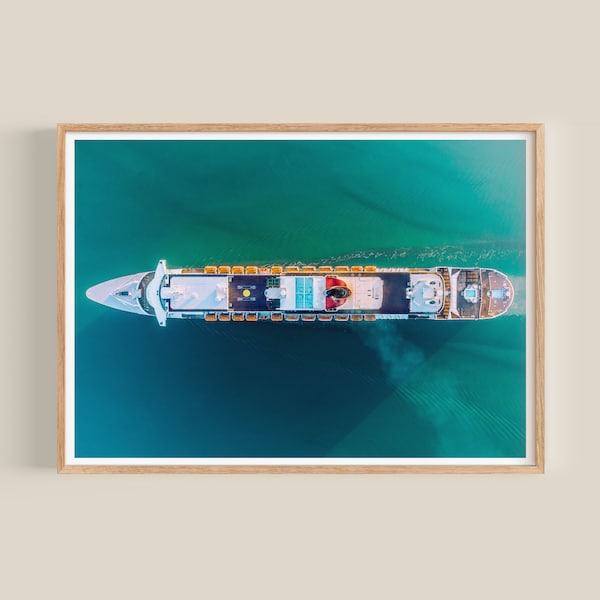 Queen Mary Ship Poster - Etsy