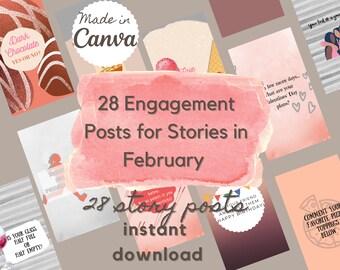 28 articles pour des histoires| Lot d'histoires| Pack de contenu| Histoires de février|