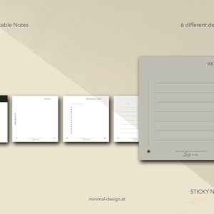 Sticky Note Printable I 3 X 3 in I Notes Template I Memo Card I PDF ...