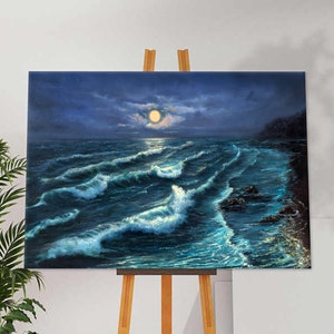 Kunstdruck auf Leinwand: Moderner Impressionismus, fertig zum Aufhängen
