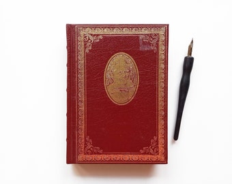 Upcycled Henrik Ibsen Skizzenbuch | Altered Book Diary | Goldenes Tagebuch | Vintage Notizbuch | Altes Buch Notizbuch | Umgenutztes Tagebuch