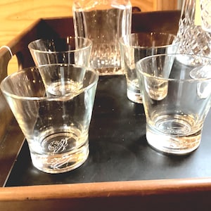 Crown Royal Whiskygläser mit Kissendesign und Krone, vierer Set