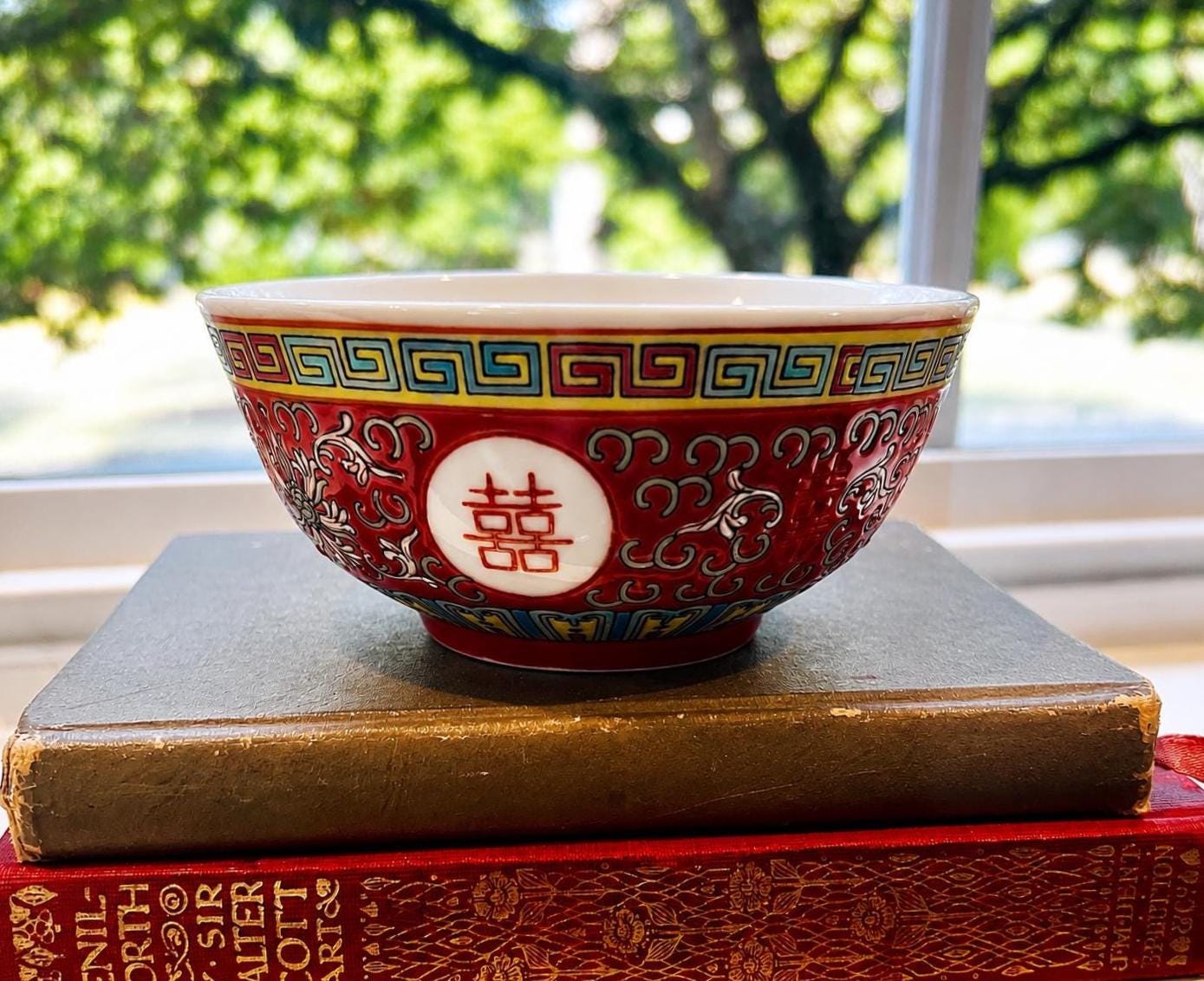 工芸品 Bowl Vintage Chinese Porcelain Bowl - Etsy