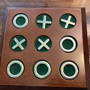Tic-Tac-Toe Wooden Board Game
