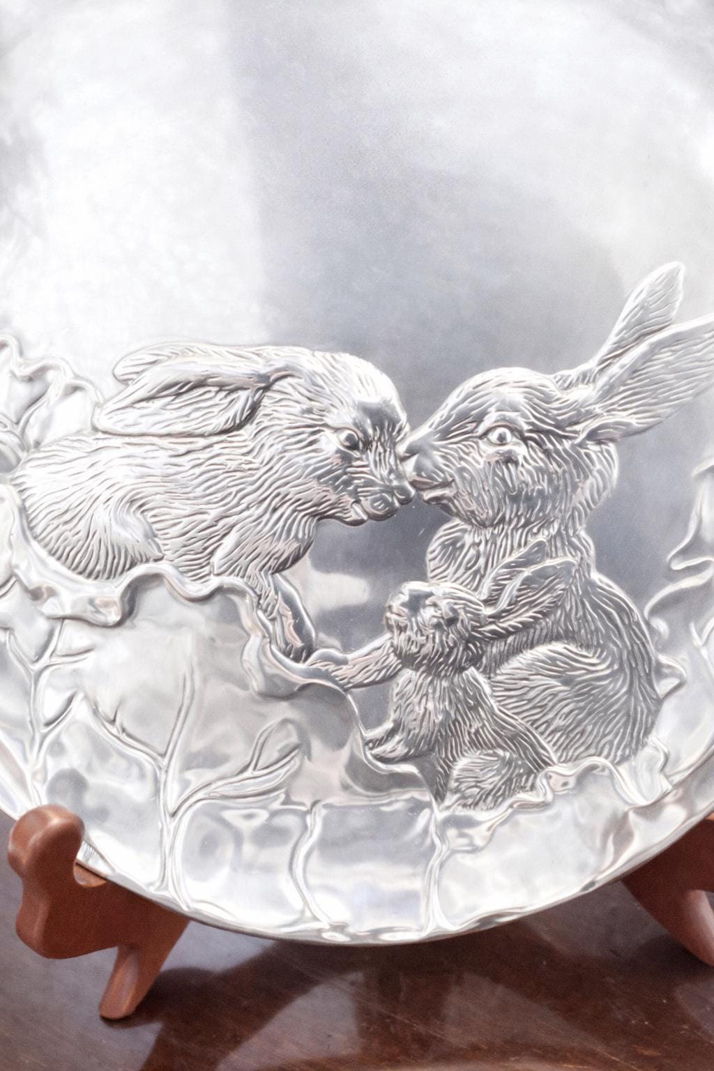 Arthur Court Bunny Plate - Etsy