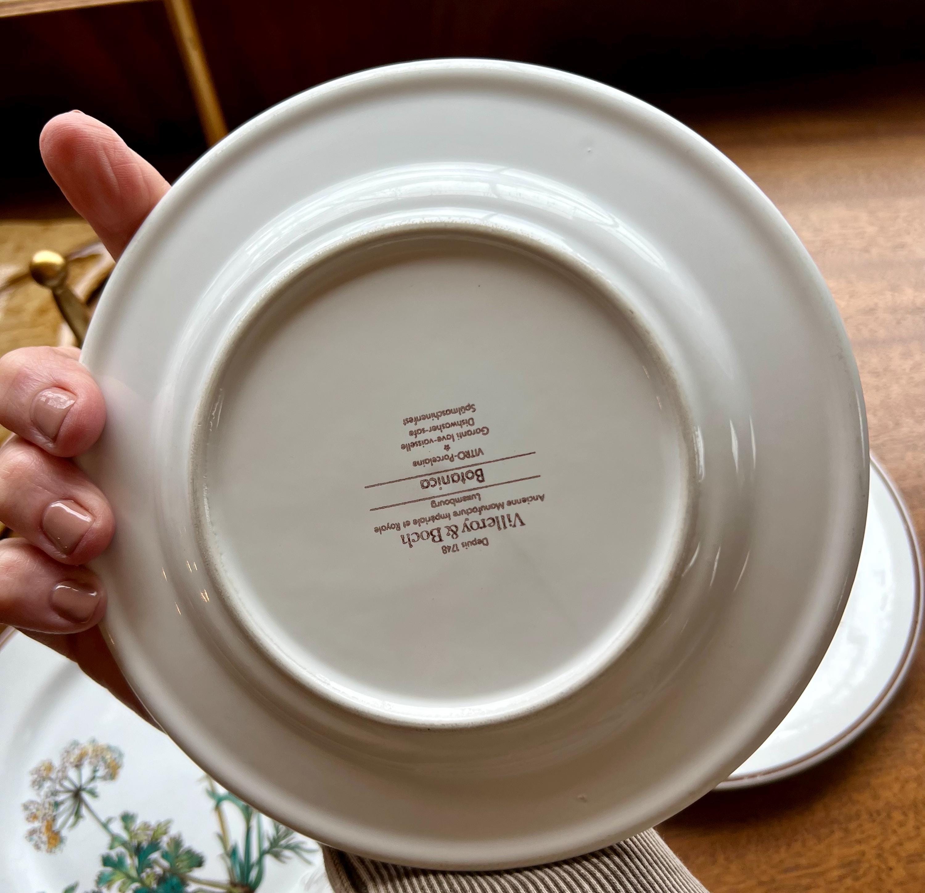 Villeroy & Boch Botanica Plate Set 6.5”– Vintage Botanical Herb