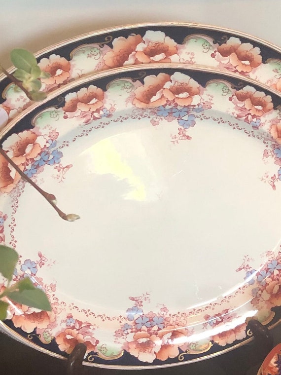 RARE Alfred Meakin Ltd England Normandy Royal Semi Porcelain Oval